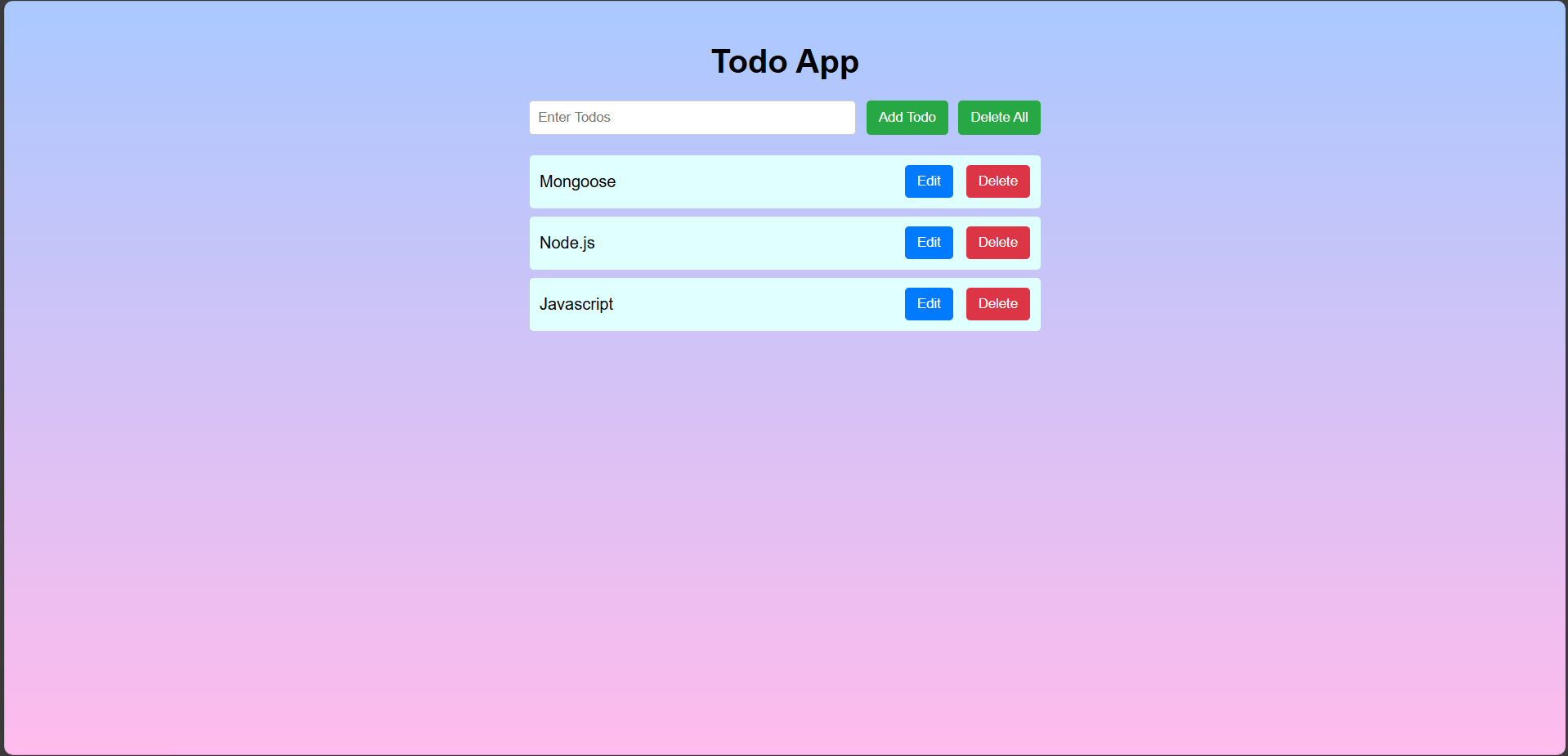 To-do App